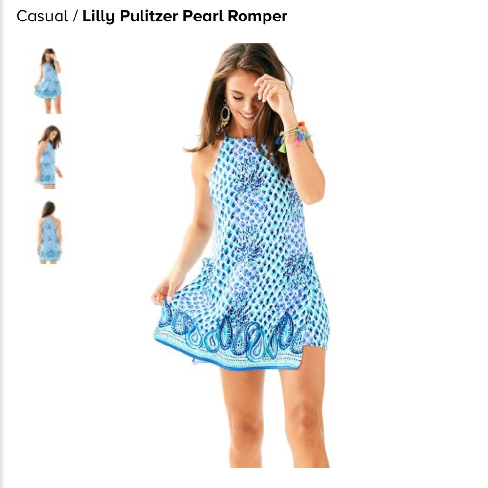 Lilly Pulitzer Pearl Romper - size 6 - NWT